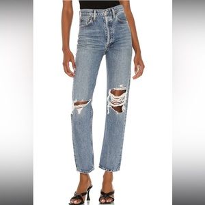 90s Pinch Waist in Backdrop AGOLDE Jeans Size 24 NWT